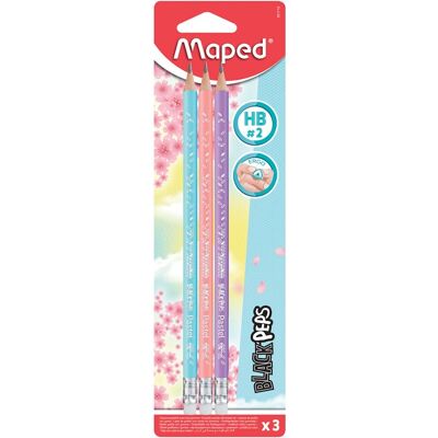 Creion grafit HB Maped - Pachet de 3 - Creioane Creion grafit HB Maped - Pachet de 3 - Creioane