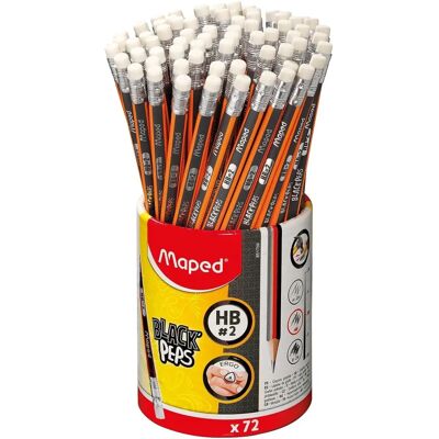 Matita Triangolare HB Black`Peps di Maped - Matita Matita Triangolare HB Black`Peps di Maped - Matita