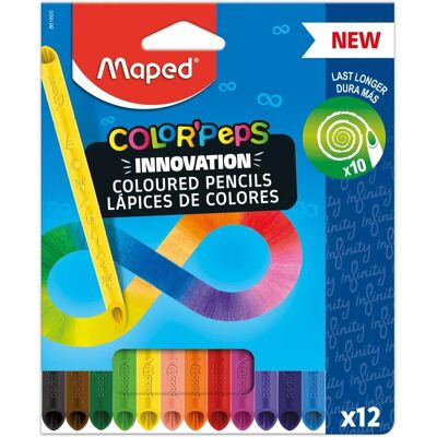 Maped Merk Model Color'peps Infinity - Kleurpotloden Maped Merk Model Color'peps Infinity - Kleurpotloden