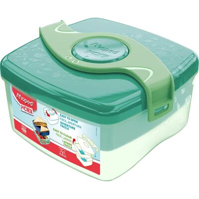 Maped PICNIK Lunch-Box - Blau transparent - 1,4 l - Packung mit 3 Maped PICNIK Lunch-Box - Blau transparent - 1,4 l - Packung mit 3