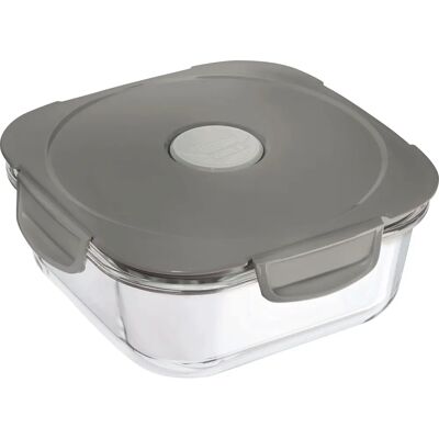 Maped Grå Glas Mikrovågs Lunchbox - Hållbar & Läckagefri Maped Grå Glas Mikrovågs Lunchbox - Hållbar & Läckagefri