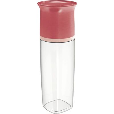 Maped 871802 Wytrzymała Tritan Butelka na wodę - 500ml, Czerwony & Przezroczysty Maped 871802 Wytrzymała Tritan Butelka na wodę - 500ml, Czerwony & Przezroczysty