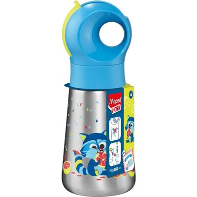Bouteille d'eau enfant en acier inoxydable Maped 873001 - Bleu Bouteille d'eau enfant en acier inoxydable Maped 873001 - Bleu