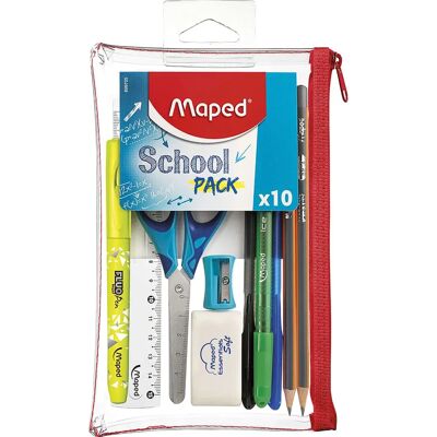 Maped Iskolai Tolltartó Diákszett - Átlátszó - 10 Darab Maped Iskolai Tolltartó Diákszett - Átlátszó - 10 Darab