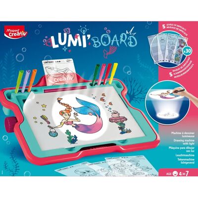 Maped Creativ LumiBoard Meerjungfrauenwelt - Leuchtendes Zeichenbrett Maped Creativ LumiBoard Meerjungfrauenwelt - Leuchtendes Zeichenbrett