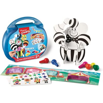 Maped 907005 Bastelspielzeug - Clown Kreativset - 6 Buntstifte, 100 Aufkleber Maped 907005 Bastelspielzeug - Clown Kreativset - 6 Buntstifte, 100 Aufkleber