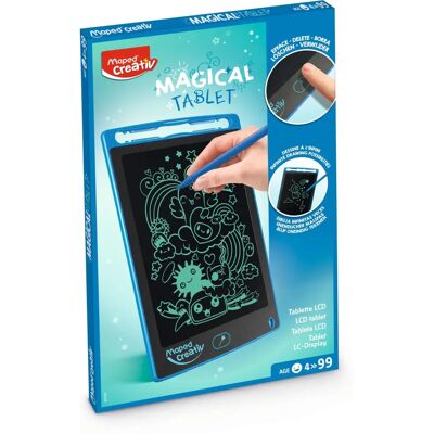 Maped Creativ Magical Tablet - LCD Drawing, Blue & Black, 8.5" Maped Creativ Magical Tablet - LCD Drawing, Blue & Black, 8.5"