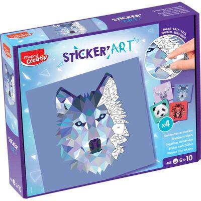 Maped Creativ Πολύχρωμο Sticker'Art - Διακόσμηση 4 Origami Ζώα Maped Creativ Πολύχρωμο Sticker'Art - Διακόσμηση 4 Origami Ζώα