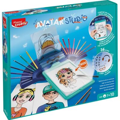 Maped Creativ Avatar Studio Zeichen Set - Lichtende Vorlage, 36 Motive Maped Creativ Avatar Studio Zeichen Set - Lichtende Vorlage, 36 Motive