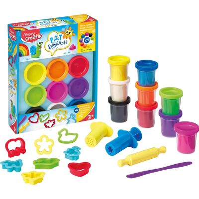 Kit de pâte à modeler Creativ Maped - Couleurs et accessoires Kit de pâte à modeler Creativ Maped - Couleurs et accessoires