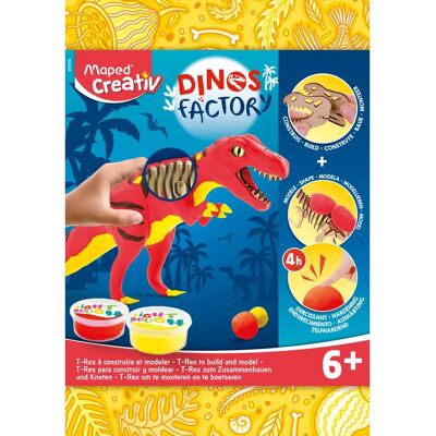 Maped Dinos Factory 3D Puzzel Dieren - T-Rex Kit Maped Dinos Factory 3D Puzzel Dieren - T-Rex Kit