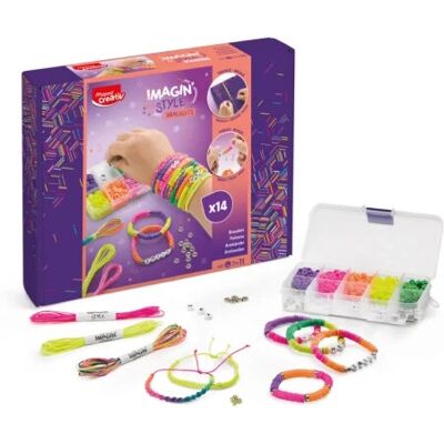 Maped Creativ 907404 Neon-Armband Bastelset - Kunsthandwerks-Spielzeug Maped Creativ 907404 Neon-Armband Bastelset - Kunsthandwerks-Spielzeug