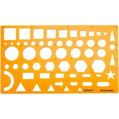 Maped 922410 Geometrisches Schablonen - Zeichenvorlage Maped 922410 Geometrisches Schablonen - Zeichenvorlage