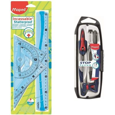 Maped Modello 981751 Set di Geometria - Strumenti Geometrici Maped Modello 981751 Set di Geometria - Strumenti Geometrici