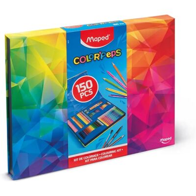 Winning Moves, Ensemble de Dessin, 150 Pièces - Kit de Colorier et dessiner - Publicité Winning Moves, Ensemble de Dessin, 150 Pièces - Kit de Colorier et dessiner - Publicité