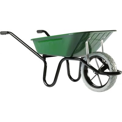 Haemmerlin Aktiv Premium Schubkarre - 100L, Grün, PU-Rad Haemmerlin Aktiv Premium Schubkarre - 100L, Grün, PU-Rad