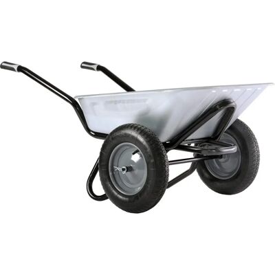 Brouette de jardin Haemmerlin 100L Acier galvanisé Construction robuste - Publicité Brouette de jardin Haemmerlin 100L Acier galvanisé Construction robuste - Publicité