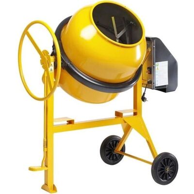 Malaxeur à Beton Électrique Haemmerlin BT Pro 190 pour Usage Intensif - Publicité Malaxeur à Beton Électrique Haemmerlin BT Pro 190 pour Usage Intensif - Publicité