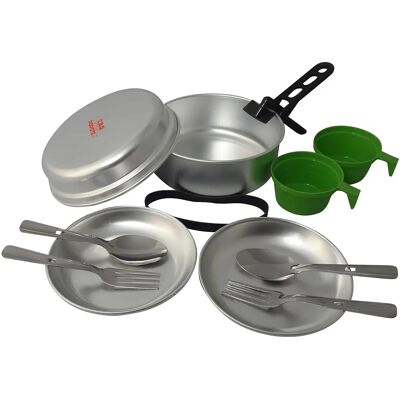 Cao Evasion Ensemble de Casseroles en Aluminium - Camping Set Cao Evasion Ensemble de Casseroles en Aluminium - Camping Set