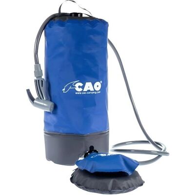 Just4camper Cao Douche Solaire - 12L Portable Bleue - Publicité Just4camper Cao Douche Solaire - 12L Portable Bleue - Publicité