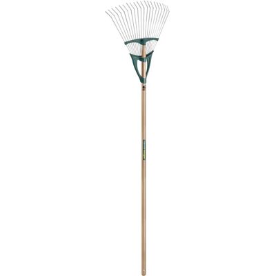 Leborgne Râteau de jardin 20 dents acier manche en bois - Publicité Leborgne Râteau de jardin 20 dents acier manche en bois - Publicité
