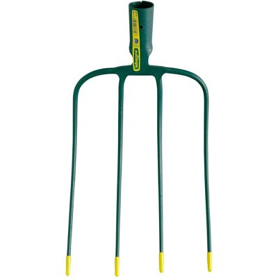 Leborgne Fourche à fumier - 4 dents, 22x30cm - Outil de jardin - Publicité Leborgne Fourche à fumier - 4 dents, 22x30cm - Outil de jardin - Publicité