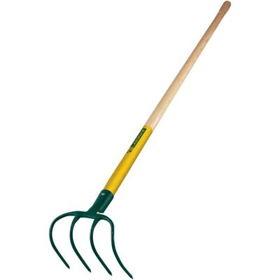 Strumento da Giardino Leborgne - Forchetta a 4 denti - Manico in legno Strumento da Giardino Leborgne - Forchetta a 4 denti - Manico in legno