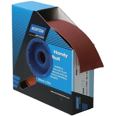 Norton R222 Schleifrolle - Hand- & Metallbearbeitung - 50mm x 25m Norton R222 Schleifrolle - Hand- & Metallbearbeitung - 50mm x 25m