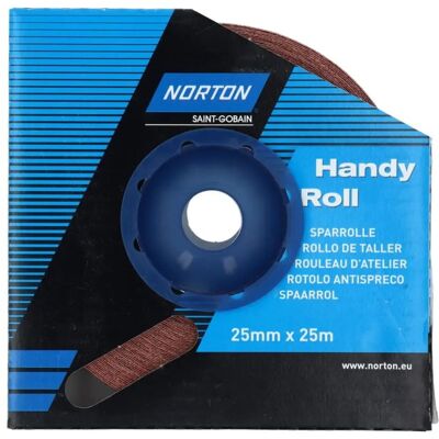 Symantec Norton Schleifrolle R222 25mmx25m P80 - Schleifrolle Symantec Norton Schleifrolle R222 25mmx25m P80 - Schleifrolle
