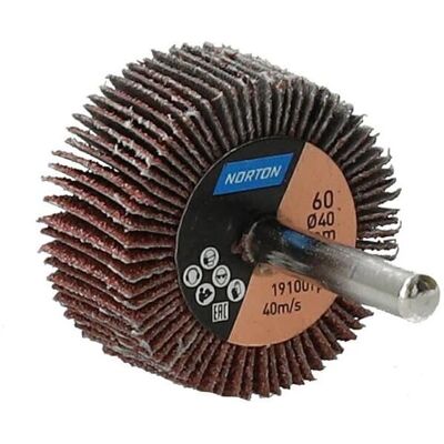 Symantec Norton - R207Plus Fächerschleifer - 40x20x6mm P60 für Stahl & Edelstahl Symantec Norton - R207Plus Fächerschleifer - 40x20x6mm P60 für Stahl & Edelstahl