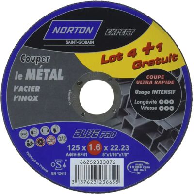 Symantec Dischi Acciaio Inox 4+1 - Smerigliatura e Taglio Symantec Dischi Acciaio Inox 4+1 - Smerigliatura e Taglio