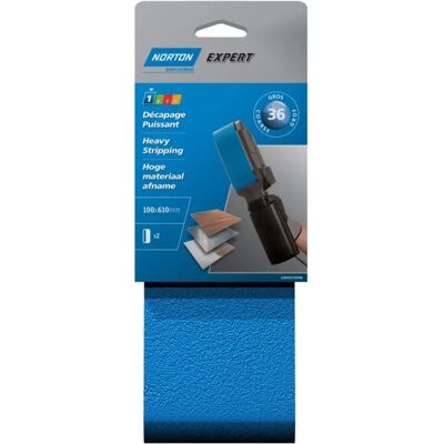 Norton Abrasive Belt - Reversible Blue 36 - Abrasive belt Norton Abrasive Belt - Reversible Blue 36 - Abrasive belt