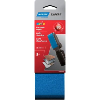 Symantec Modello 75 x 533 mm Nastri Abrasivi Reversibili - Nastro Abrasivo Symantec Modello 75 x 533 mm Nastri Abrasivi Reversibili - Nastro Abrasivo