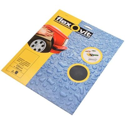 Flexovit 230 x 280mm Waterproof Coarse Sanding Sheets - Sanding Sheets Flexovit 230 x 280mm Waterproof Coarse Sanding Sheets - Sanding Sheets
