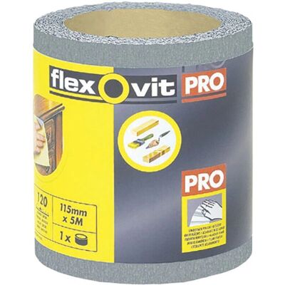 Flexovit High Performance Finishing Sanding Roll - Sanding Roll 115mm x 5m Flexovit High Performance Finishing Sanding Roll - Sanding Roll 115mm x 5m