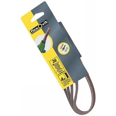 Flexovit Powerfile Grof Schuurband 454mm x 13mm - Verpakking van 4 Flexovit Powerfile Grof Schuurband 454mm x 13mm - Verpakking van 4