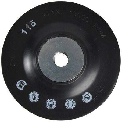 Flexovit Backing Pad - 115 x 22mm - For Fibre & Semi Flexible Discs Flexovit Backing Pad - 115 x 22mm - For Fibre & Semi Flexible Discs