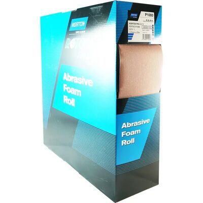 Norton Bianco 115mm x 25m Rotolo Abrasivo P1000 - Rotolo abrasivo Norton Bianco 115mm x 25m Rotolo Abrasivo P1000 - Rotolo abrasivo