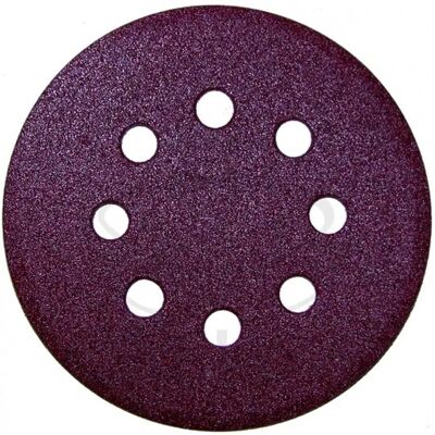 Disco abrasivo Flexovit P64E - 8 agujeros - 125-180mm - Grano 180 Disco abrasivo Flexovit P64E - 8 agujeros - 125-180mm - Grano 180