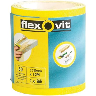 Flexovit Vysoce výkonný brusný válec - 115mm x 5m Hrubý - Brusný válec Flexovit Vysoce výkonný brusný válec - 115mm x 5m Hrubý - Brusný válec