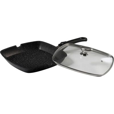 Poêle Pradel Excellence 28x28cm Style Pierre - Compatible Tout Type de Chaleur Poêle Pradel Excellence 28x28cm Style Pierre - Compatible Tout Type de Chaleur
