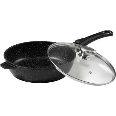 Poêle Pradel Excellence - 24cm, Revêtement pierre, compatible induction - Publicité Poêle Pradel Excellence - 24cm, Revêtement pierre, compatible induction - Publicité
