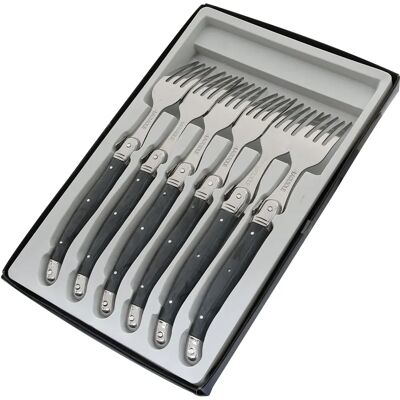 Pradel Excellence Laguiole Boîte avec 6 Fourchettes - Couverts Pradel Excellence Laguiole Boîte avec 6 Fourchettes - Couverts
