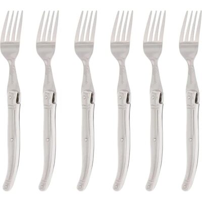 Laguiole - Pradel Excellence Coffret 6 Gabeln - Acier inoxydable - Publicité Laguiole - Pradel Excellence Coffret 6 Gabeln - Acier inoxydable - Publicité