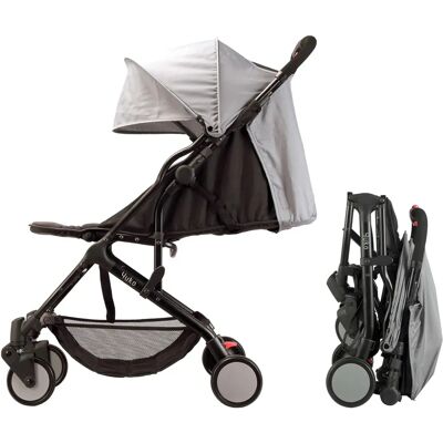 BAMBISOL Yuko City Kinderwagen - Ultra Compact - Grijs BAMBISOL Yuko City Kinderwagen - Ultra Compact - Grijs