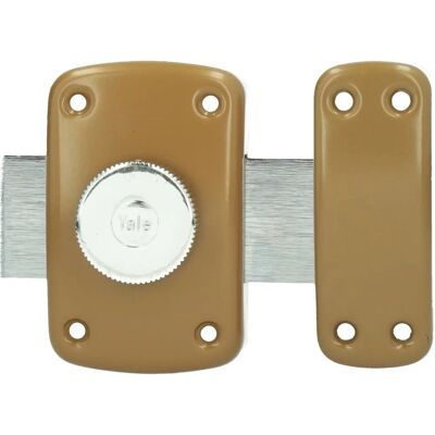 Yale YV10BT/45 Fechadura - Cilindro de botão - Dourado marrom Yale YV10BT/45 Fechadura - Cilindro de botão - Dourado marrom