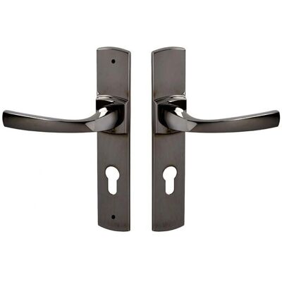 VACHETTE Muze Jeu de Poignées Diamant Noir - Poignée de Porte VACHETTE Muze Jeu de Poignées Diamant Noir - Poignée de Porte