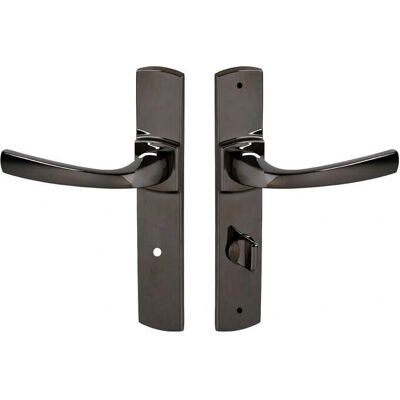 VACHETTE Muze czarne diamentowe klamki do drzwi - Monobloc, 195mm Rozstaw VACHETTE Muze czarne diamentowe klamki do drzwi - Monobloc, 195mm Rozstaw
