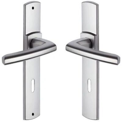 VACHETTE Aluminium Chrom Velúr Drzwiowa Klamka - Klasyczny Styl VACHETTE Aluminium Chrom Velúr Drzwiowa Klamka - Klasyczny Styl