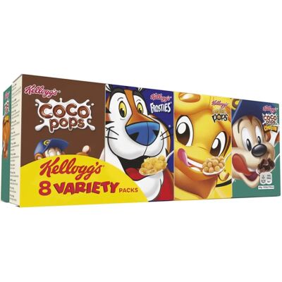 Pack Variété Kellogg's - Céréales, 8 Snacks, 200g - Publicité Pack Variété Kellogg's - Céréales, 8 Snacks, 200g - Publicité